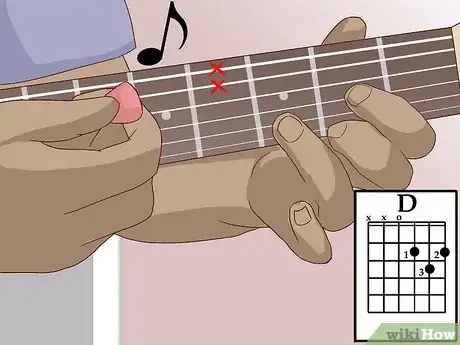 Imagen titulada Play the D Chord for Guitar Step 5
