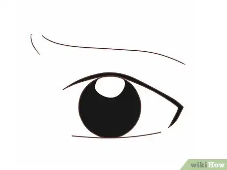 Imagen titulada Draw an Anime Eye Crying Step 3