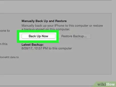 Imagen titulada Back Up an iPhone to iTunes Step 7