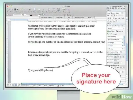 Imagen titulada Write an Affidavit Letter for Immigration Step 7