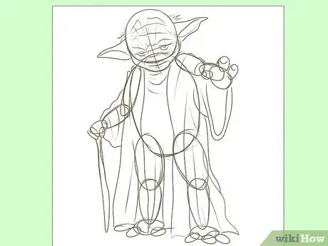 Imagen titulada Draw Yoda from Star Wars Step 5