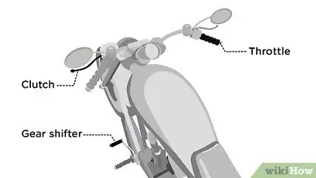 Imagen titulada Shift Gears on a Motorcycle Step 1