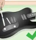 pintar una guitarra eléctrica