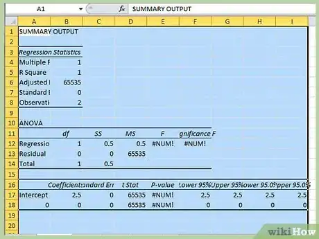 Imagen titulada Run Regression Analysis in Microsoft Excel Step 10