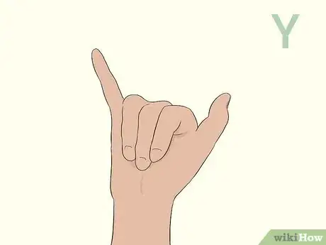 Imagen titulada Fingerspell the Alphabet in American Sign Language Step 25