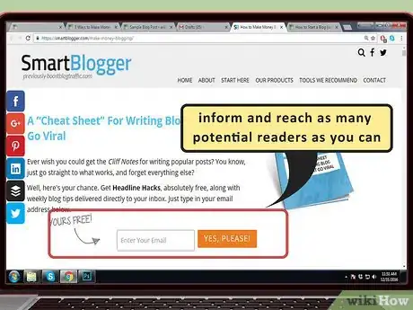 Imagen titulada Make Money Writing Blogs or Editing Wiki Pages Step 4