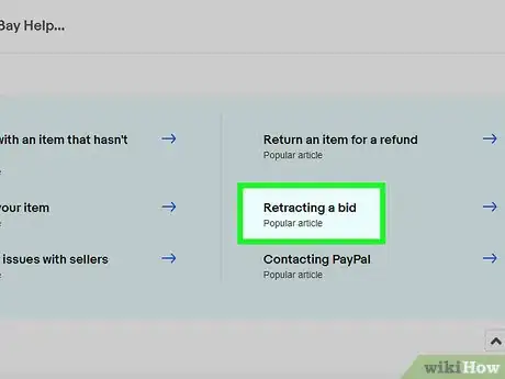 Imagen titulada Cancel a Bid on eBay Step 3