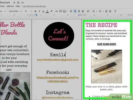 Imagen titulada Make a Brochure Using Google Docs Step 10