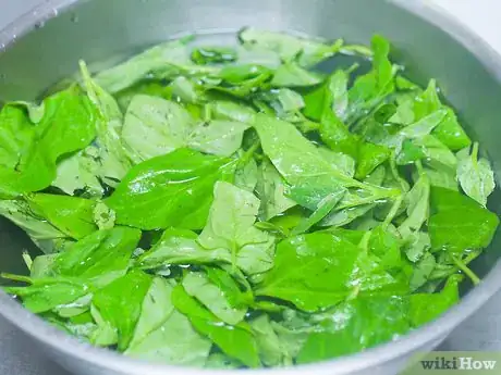 Imagen titulada Freeze Spinach Step 1