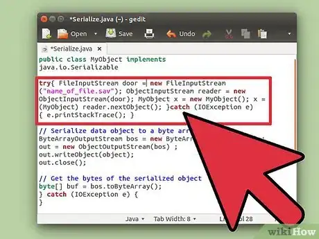 Imagen titulada Serialize an Object in Java Step 5