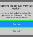 eliminar una cuenta de Yahoo