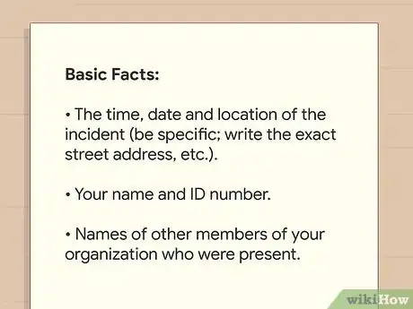 Imagen titulada Write an Incident Report Step 3
