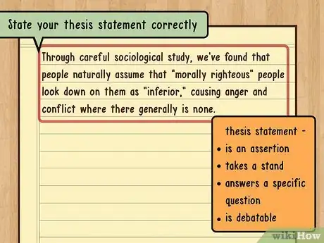 Imagen titulada Write a Thesis Statement Step 6