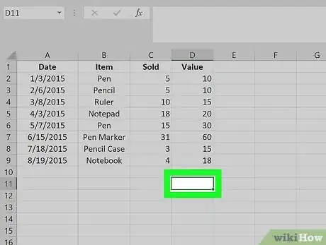 Imagen titulada Count Number of Occurrences in Excel Step 2