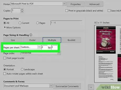 Imagen titulada Print Multiple Pages Per Sheet in Adobe Reader Step 5