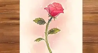 dibujar una rosa