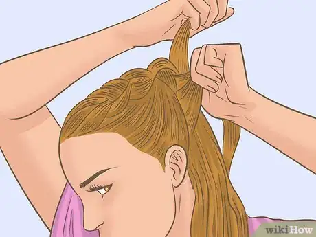 Imagen titulada French Braid Short Hair Step 20