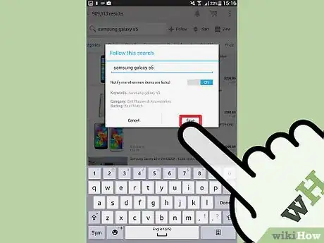Imagen titulada Save Searches on eBay Step 17
