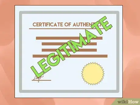 Imagen titulada Get a Certificate of Authenticity Step 12