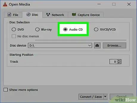 Imagen titulada Extract Audio CD Using VLC Player Step 10