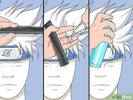 Imagen titulada Make Kakashi Hair Step 10