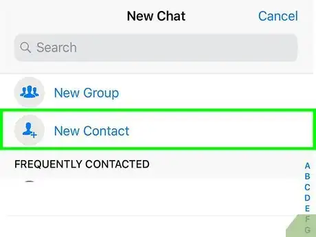 Imagen titulada Add a Contact on WhatsApp Step 5