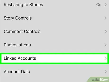 Imagen titulada Connect Instagram to Facebook Step 4