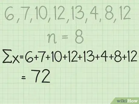 Imagen titulada Calculate Mean Deviation About Mean (for Ungrouped Data) Step 2