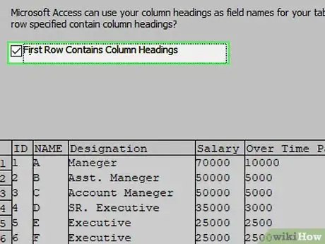 Imagen titulada Create a Database from an Excel Spreadsheet Step 15