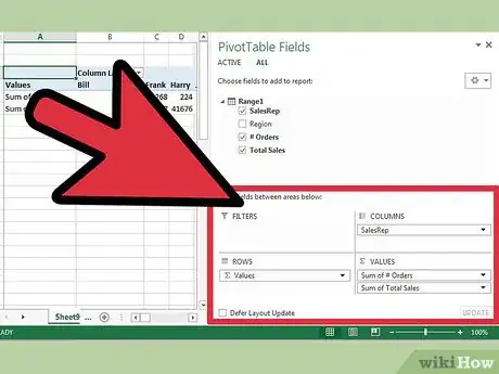 Imagen titulada Create Pivot Tables in Excel Step 15