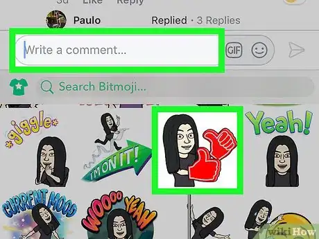 Imagen titulada Use Bitmoji on Facebook Step 16