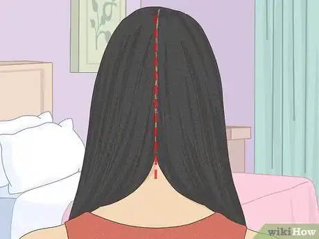 Imagen titulada Sleep with Straight Hair Step 3