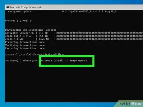 Imagen titulada Install Opencv in Anaconda Step 15
