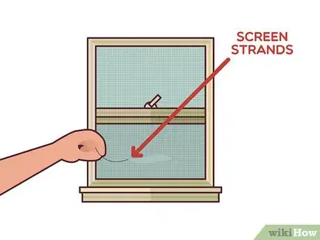 Imagen titulada Repair a Tear in a Window Screen Step 4