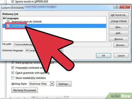 Imagen titulada Add a Word to the Dictionary in Microsoft Word Step 4