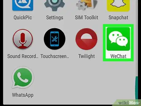 Imagen titulada Delete WeChat Moments on Android Step 1
