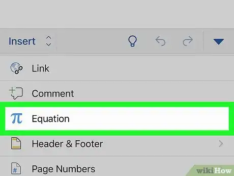 Imagen titulada Insert Equations in Microsoft Word Step 4