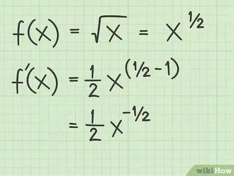 Imagen titulada Differentiate the Square Root of X Step 3