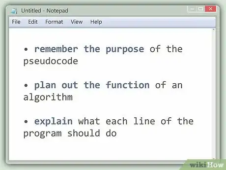 Imagen titulada Write Pseudocode Step 4