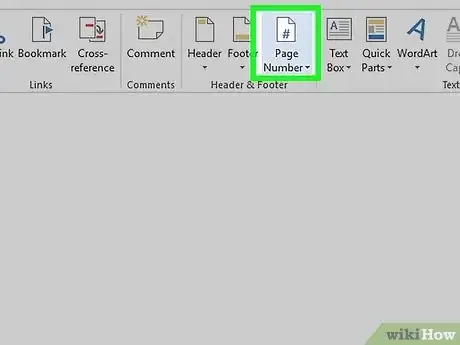 Imagen titulada Insert Page Numbers in Word Step 2