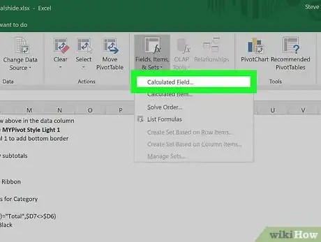 Imagen titulada Add a Column in a Pivot Table Step 11