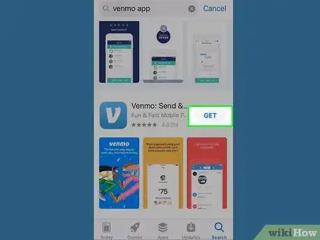 Imagen titulada Create a Venmo Account on iPhone or iPad Step 1