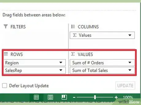 Imagen titulada Create Pivot Tables in Excel Step 09