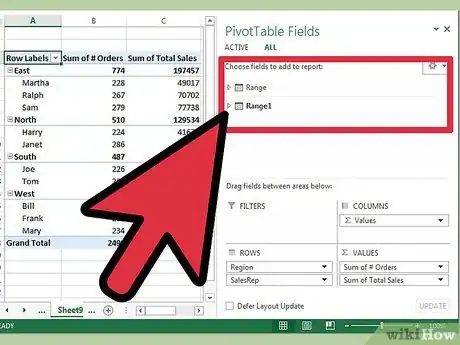 Imagen titulada Create Pivot Tables in Excel Step 10