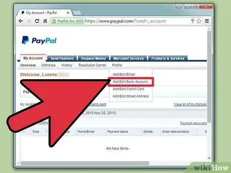 Imagen titulada Set Up a PayPal Account Step 10