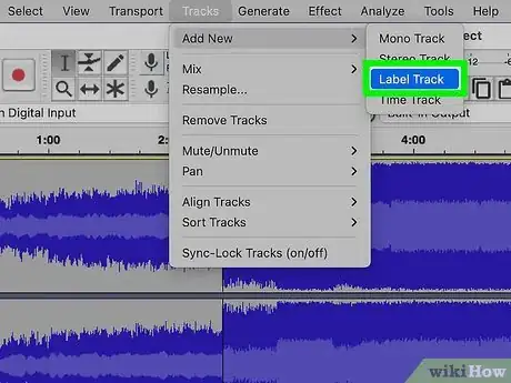 Imagen titulada Add Track Markers in Audacity Step 2