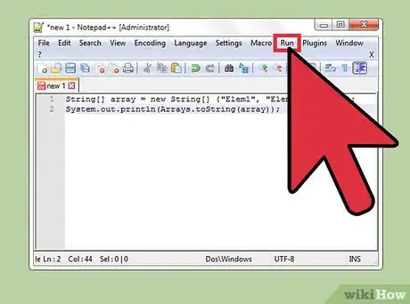 Imagen titulada Print an Array in Java Step 3