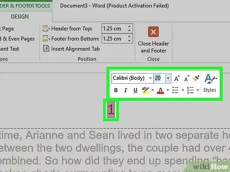 Imagen titulada Insert Page Numbers in Word Step 5