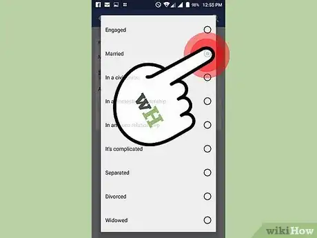 Imagen titulada Change Your Relationship Status on Facebook Step 5