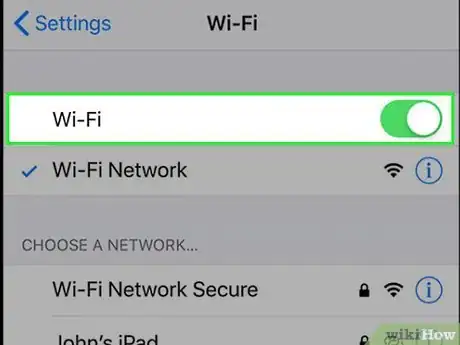 Imagen titulada Set the Default Wi‐Fi Network on an iPhone Step 3